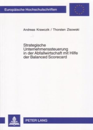 Honighäuschen (Bonn) - Die Branche der Abfallwirtschaft befindet sich im Umbruch. Tradierte Rahmenbedingungen werden durch eine veränderte, dem Umweltschutz- und Nachhaltigkeitsgedanken verpflichtete Gesetzgebung neu definiert. Unternehmen, denen es gelingt, ihre Geschäftsmodelle an bereits eingetretene Veränderungen anzupassen und auf absehbare Veränderungen aktiv zu reagieren, werden aus der Phase des Umbruchs gestärkt hervorgehen. Die notwendigen strategischen Anpassungen fallen in den Aufgabenbereich des strategischen Planungs- und Steuerungsprozesses. An diesem Punkt setzt diese Arbeit mit der Zielsetzung an, ein für den Strategieprozess abfallwirtschaftlicher Unternehmen geeignetes Steuerungsinstrumentarium zu entwickeln. Die Umsetzung erfolgt durch Entwicklung einer branchenspezifischen Balanced Scorecard.