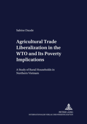 Honighäuschen (Bonn) - This volume analyzes poverty implications of agricultural liberalization commitments of the WTO. The chosen micro-macro approach examines the link between international trade liberalization policies and impacts at household level. The possible outcomes of the current Doha Round for the agricultural negotiations are simulated using a general equilibrium model. Two scenarios are analyzed relating to whether or not Vietnam, as an example of an accession candidate, becomes a member of the WTO. The resulting price changes are combined with household survey data to derive income and poverty effects. Results show that households in mountainous areas of northern Vietnam are negatively affected in their poverty position by agricultural trade liberalization in the WTO if Vietnam were not a member of the WTO, however, these households gain if Vietnam accedes to the WTO. The study concludes that although trade liberalization would lead to poverty reduction effects for households in these marginalized zones, this would need to be complemented by further measures within the framework of poverty reduction programs.