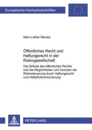 Honighäuschen (Bonn) - Wie kaum ein anderes soziologisches Werk hat Ulrich Becks Buch Risikogesellschaft eine Diskussion in allen Teilen des Rechts in Gang gebracht. Hier soll der Frage nachgegangen werden, welchen Beitrag das Haftungsrecht zu gelingender Risikopolitik leistet. Dabei ist insbesondere auf das Wirken der Haftpflichtversicherer einzugehen. In dieser Arbeit wird die These einer empirisch-kritischen Betrachtung unterzogen, dass die Präventionswirkung verpufft, wenn hinter einem Schadensersatzpflichtigen eine Haftpflichtversicherung steht, und zwar auch dann, wenn man dem Haftungsrecht grundsätzlich eine Präventionswirkung zubilligt  unabhängig davon, ob bei Verschuldungs- oder Gefährdungshaftung.