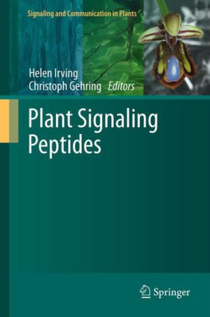 Honighäuschen (Bonn) - Plants have evolved with a complex array of signaling molecules to facilitate their growth and development and their interactions with the environment. A vast number of different peptide molecules form an important but until recently often overlooked component amongst these signaling molecules. Plant peptide signals are involved in regulating meristem growth and organogenesis, modulating plant growth and homeostatic responses. They also have important roles as signals of imminent danger or pathogen attack. This volume focuses on the roles of various peptide signaling molecules in development, defence and homeostasis. As it is likely that further plant peptide signaling molecules remain to be discovered, the last section takes a practical look at methods to identify new peptides and characterise their functions.