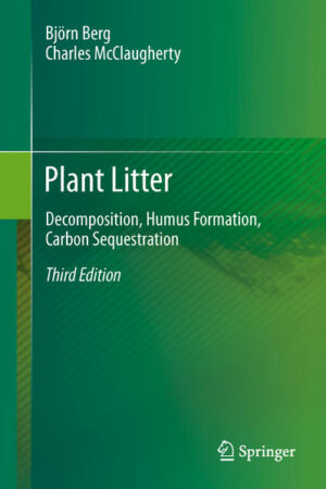 Honighäuschen (Bonn) - Since the publication of the 2nd edition, there have been substantial developments in the field of litter decomposition. This fully revised and updated 3rd edition of Plant Litter reflects and discusses new findings and re-evaluates earlier ones in light of recent research and with regard to current areas of investigation. The availability of several long-term studies allows a more in-depth approach to decomposition patterns and to the later stages of decomposition, as well as to humus formation and accumulation. The latest information focuses on three fields: - the effects of manganese on decomposition and possibly on carbon sequestration, - new findings on decomposition dynamics, and - the new analytical technique using 13C-NMR.