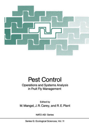 Honighäuschen (Bonn) - These are the proceedings of an Advanced Research Workshop (ARW), sponsored by the NATO Science Panel, entitled "Pest Control: Operations and Systems Analysis in Fruit Fly Management". The ARW was held in Bad Windsheim, Germany during the week of 5 August 1985. The purpose of the ARW was to bring together scientists who are interested in fruit fly problems, but who usually do not have an opportunity to speak with each other, for an intense week of interdisciplinary collaboration. In particular, the group present at the ARW contained a mix of biologists, field ecologists, mathematical modellers, operational program managers, economists and social scientists. Each group has its own professional meetings at which fruit fly problems are discussed, but the point of the ARW was to learn about the problem from the perspective of other fields, which are equally important for the ultimate management of the fruit fly problems. (A list of attendees follows this preface. ) It appears that the ARW successfully met its objective of bringing together a group for interdisciplinary considerations of the problems