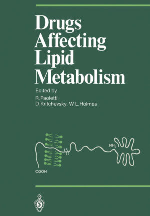 Honighäuschen (Bonn) - The recent symposium and the appearance of this new book on Drugs Affecting Lipid Metabolism take place at a very unusual time for the development of this area. After the publication and wide acceptance of the results of the cholestyramine study by the Lipid Clinics in the USA, showing for the first time a direct association between drug induced reduction of plasma levels of total and LDL cholesterol and coronary heart disease in a high risk population, an unparalleled interest in drugs and other procedures able to control plasma cholesterol levels has been activated. Two other significant events occurred during 1986 and 1987: the availability of compact instruments for the immediate determination of total cholesterol in plasma or total blood and the developments of new agents such as the inhibitors of HMG-CoA (hydroxymethyl glutaryl CoA) reductase and ACAT inhibitors, with potentially great effect on plasma lipid levels after oral administration. These new advances, together with the combined efforts of cell biologists and lipoprotein chemists, have set the pace for an exciting period of research and clinical applications of diets and drugs af fecting lipids. This volume, which includes the work of many of the leading world laboratories, represents an authoritative and up-to-date ap praisal of the status of the art and a stimulus to future research at laboratory and clinical level in an area of opportunity for clinical and preventive medicine.