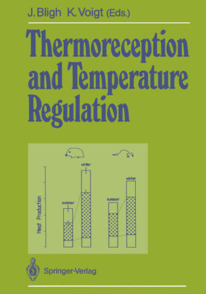Honighäuschen (Bonn) - As indicated in the Preface, the contributions to this volume are based upon the papers presented at the symposium on Thermoreceptors and Temperature Regula tion held in July 1988 at the Institute of Physiology of the University of Marburg (Federal Republic of Germany) to celebrate and commemorate the life and achievements of HERBERT HENSEL, who directed that Institute from 1955 until his death in 1983, and whose most notable and significant contributions to thermo physiology were in the areas of the properties and characteristics of thermo sensors, mammalian thermoregulation more generally, and the psychophysiology of ther mal sensation. All the papers in this volume deal, to a greater or lesser extent, with these discernibly different but closely allied aspects of mammalian physiology. The editors have sought to achieve cohesion, flow, and balance both in the contributed articles and in their order of presentation, without either large gaps or redundancies in the coverage of the recent advances in the understanding of thermoreceptors and thermoregulation. At the same time we have sought to avoid such a degree of editorial control as to destroy the individuality of the contributions, and the judgements upon which they were based. We have also sought to look both backwards and forwards, and to include some legitimate extension of the con sideration of thermosensitivity and thermoregulation into such areas as climatic adaptation and fever. Hence the "greater or lesser" of the closeness of this series of papers to HERBERT HENSEL'S scientific interests.