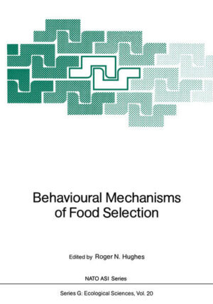 Behavioural Mechanisms of Food Selection examines animals belonging to diverse trophic groups, from carnivores, herbivores, micro-algal grazers, to filter-feeders and detritus-feeders. In the past Optimal Foraging Theory has been applied to all these groups, but in different ways and in disci plines that rarely overlap. Here concepts and developments hitherto scattered in the literature are drawn together. This uniquely broad synthesis captures the state of the art in the study of diet selection and prescribes new objectives in theoretical development and research.