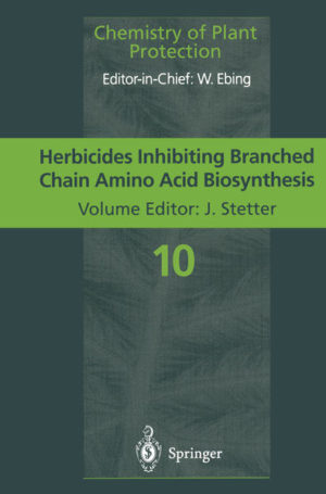 Honighäuschen (Bonn) - Chemicals inhibiting the biosynthesis of branched-chain amino acids form a new and promising class of herbicides. This volume discusses in an authoritative way recent developments in this field and covers important aspects of these potent herbicides (synthesis, structure-activity, mode of action, selectivity, weed resistance, metabolism).