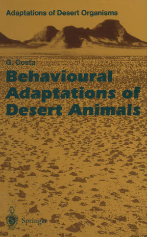 Honighäuschen (Bonn) - After a brief survey of biotopic and vegetational features and an account of the main groups of desert animals, the most unusual patterns of the behaviour of the xerophilous fauna are examined. The importance of the thermohygric regulation and self-protective and locomotor mechanisms to the survival of arid-adapted animals is emphasized and various adaptations in the alimentary, reproductive and social spheres are analyzed. The clear and fluent treatment will awaken the interest of the reading public, from the amateur naturalists to research scientists.
