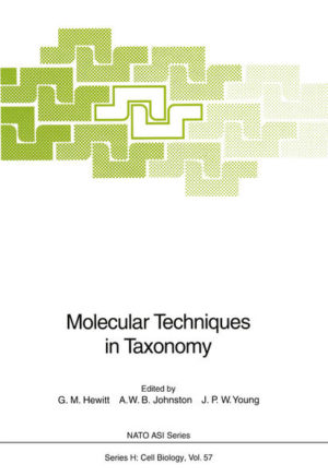 Honighäuschen (Bonn) - Taxonomy is fundamental to understanding the variety of life forms, andexciting expansions in molecular biology are re- volutionising the obtained data. This volume reviews the ma- jor molecular biological techniques that are applied in ta- xonomy. The chapters are arranged in three main sections:1) Overviews of important topics in molecular taxonomy