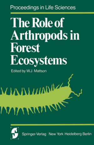 Honighäuschen (Bonn) - The role of arthropods in forest ecosystems is poorly understood. Yet such knowledge may be critical in order to explain fully the fundamental forces that shape the structure and regulate the functioning of such ecosys tems. There are numerous hypotheses about the roles of various arthropods, but few, if any, of these hypotheses have been rigorously tested. Some, however, have been repeated so often and so widely that they are now accept ed by many as unequivocal fact. Nothing could be further from the truth. Forest arthropods which derive most of their sustenance from plants are usually specially adapted for feeding in one of three subsystems-the above-ground plant system, the soil-litter system, or the aquatic stream system. Plant-feeding arthropods in the soil-litter and stream systems are primarily saprophous although many consume significant amounts of microorganisms. Research on the role of arthropods in each of these three subsystems has historically been provincial. Until very recently there has been little effort to collate, assimilate, and syn thesize the plethora of findings in even one of these systems-rnuch less all three. This Symposium (at the 15th International Congress of Entomology, Washington, D.C. August 19-27, 1976) was organized for the specific pur pose of promoting scientific synthesis. It fulfills one of the first requirements in such endeavors