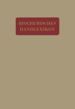 Biochemisches Handlexikon | Honighäuschen