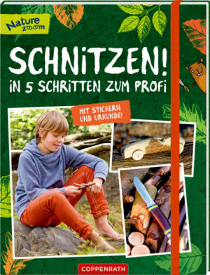 Honighäuschen (Bonn) - Wie geht man richtig mit einem Messer um? Welches Holz eignet sich zum Schnitzen? Und was kann man überhaupt alles schnitzen? Dieses Buch zeigt Kindern in fünf Schritten alles, was sie wissen müssen, um Schnitzprofis zu werden.