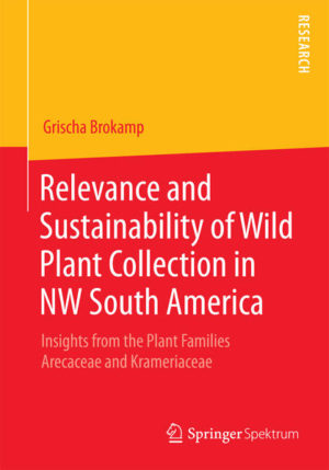 Honighäuschen (Bonn) - This study focuses on understanding the socio-economic relevance of plant resources collected from the wild and its relation to current patterns of trade and sustainability. Grischa Brokamp reviews and analyzes the current extent of palm trade in northwestern South America, its impact, limitations and future perspective. Indeed there are conflicts between the commercialization of wild plant resources and the conservation of exploited species, which is illustrated by examples from the plant families Arecaceae and Krameriaceae.