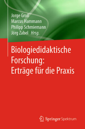 Wesentliches Ziel biologiedidaktischer Forschung ist die Gewinnung von Erkenntnissen zur Weiterentwicklung des Biologieunterrichts sowie der Aus-, Fort- und Weiterbildung von Lehrkräften. In diesem Band werden aktuelle Ergebnisse biologiedidaktischer Forschung von 38 empirisch forschenden Biologiedidaktikerinnen und Biologiedidaktikern zusammengefasst. Die Beiträge geben einen Überblick über ausgewählte Teilbereiche der Biologiedidaktik. Ihr Fokus liegt auf dem Anwendungsbezug biologiedidaktischer Forschung. Die Autorinnen und Autoren beschreiben Ausgangslagen und Hintergründe, biologiedidaktische Innovationen und Ergebnisse zu ihren Wirkungen. Der Band verdeutlicht die Bedeutung der Ergebnisse biologiedidaktischer Forschung für die Praxis und regt an, diese verstärkt zu nutzen. Präsentiert wird ein praxisnaher Forschungsüberblick für Studierende, Lehrkräfte in der Aus-, Fort- und Weiterbildung sowie Biologiedidaktikerinnen und Biologiedidaktiker.