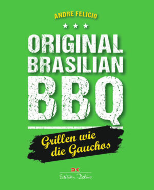 Grillen mal anders: Brasilianisch! Brasilianisch grillen bedeutet vielfältige Auswahl und geselliges Beisammensein in großer Runde. Typisch für Grillrezepte aus der brasilianischen Küche sind die langen Spieße, das offene Feuer und eine große Auswahl an Fleisch. Begonnen wird häufig mit Grillwürsten und Geflügel, darauf folgen Schweinerippchen, Rind und auch Lamm. Dazu gibt es traditionellerweise Reis, Bohnen, Polenta, Dips und Salate. Im Kochbuch Original Brazilian BBQ. Grillen wie die Gauchos finden Sie alles, was der Grillmeister, Churrasqueiro genannt, wissen muss: • Schritt-für-Schritt-Anleitung zum Bau eines typisch brasilianischen Holzkohlegrills • Traditionelle brasilianische Rezepte und komplette Grill-Menüs • Warenkunde und detaillierte Anleitungen zur richtigen Fleischvorbereitung • Opulente Fotos voller brasilianischer Lebenslust • Der Autor Andre Felicio stammt aus São Paulo und ist Chef der BRAZA-Churrascaria Restaurants Grillen wie die Gauchos Erfunden wurde Churrasco, die brasilianische Kunst des Grillens, vor über 300 Jahren von den Gauchos. Sie ritten durch die endlose Pampa und hüteten riesige Rinderherden. Abends saßen sie am Lagerfeuer zusammen, erzählten sich Geschichten und ein Spieß mit knusprig gebratenem Fleisch machte die Runde. Heute halten Restaurants, die Churrascarias, die Tradition aufrecht. Doch mit den Rezepten und Tipps aus dem Grill-Buch Original Brazilian BBQ. Grillen wie die Gauchos können Sie auch bei sich zuhause ein typisch brasilianisches Essen genießen!