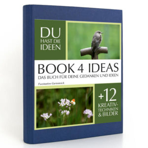 BOOK 4 IDEAS classic | Faszination Gartenteich, Notizbuch, Bullet Journal mit Kreativitätstechniken und Bildern, DIN A5 | Honighäuschen
