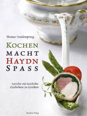 „KOCHEN MACHT HAYDN SPASS“ beleuchtet die Essgewohnheiten zur Zeit Joseph Haydns von allen Seiten. Mit welchen kochtechnischen Mitteln wurden die Zutaten verarbeitet? Wie wurden Fleisch und Fisch gelagert und haltbar gemacht? Woraus setzte sich der Speisezettel der unterschiedlichen gesellschaftlichen und sozialen Schichten zusammen? Thomas Freudensprung entwickelte 108 kulinarische Kompositionen, die - für die heutigen Möglichkeiten und den modernen Geschmack aufbereitet - dazu anregen sollen, barocke Rezepte und Speisen aus den Regionen, wo Haydn lebte und wirkte, nachzukochen. So finden sich darin ungarische, pannonische, burgenländische, wienerische und auch englische Klassiker (vergessen Sie nicht Haydns Reisen nach England!) wie auch zeitgemäße Kreationen. Das Potpourri der Leckerbissen reicht vom Esterhazy-Rostbraten bis zur Haydn- Kirsche. Zahlreiche historische Anekdoten sorgen für eine unterhaltsame kulinarische Zeitreise und eine beigelegte Joseph-Haydn-CD für die angemessene Tafelmusik.