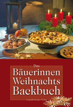 Backen wie zu Großmutters Zeiten! Die besten traditionellen bäuerlichen Weihnachtsbäckereien, aber auch eine Fülle neuer Rezepte, die von „aktiven“ Bäuerinnen zur Verfügung gestellt wurden, machen Weihnachten zu einem kulinarischen Fest. Regionale Spezialitäten werden im „Bäuerinnen-Weihnachts-Backbuch“ genauso vorgestellt wie die großen Klassiker. Rund 130 Rezepte aus dem ländlichen Bereich finden Sie in diesem Buch. Vielfach von Bäuerinnen erprobt, wird die Advent- und Weihnachtszeit mit dieser neuen Rezeptsammlung zu einem stimmungsvollen Erlebnis. Ob Kletzenbrot oder Zwetschkenkrampus, ob Weihnachtsstollen, Lebkuchen, Weihnachtstorte oder Brauchtumsgebäck für Silvester - im „Bäuerinnen-Weihnachts-Backbuch“ finden Sie alte, überlieferte Rezepte für Weihnachtsgebäck neben neu erdachten und von Bäuerinnen gebackenen Festtagsschmankerln. Mit dem „Bäuerinnen-Weihnachts-Backbuch“ werden die beliebten Bäuerinnen-Kochbücher fortgeführt und viele traditionelle ländliche Köstlichkeiten für die Nachwelt bewahrt. -Rezepte aus allen österreichischen Bundesländern! -Der dritte Band der Erfolgsserie!