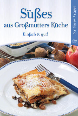 Bei Oma schmeckt’s ja doch am besten – vor allem, wenn es dann auch noch Kuchen und Gebäck oder süße Hauptspeisen sind! Dabei konnte Oma keineswegs hexen, sondern sie machte nur das, was heutzutage oft in Vergessenheit geraten ist: traditionelle Rezepte geradlinig und mit Liebe zubereiten. Eigentlich ganz einfach! Die Rezepte für Omas beste Süßspeisen (inklusive Bebilderung und Ablauffotos, damit’s auch wirklich gelingt) gibt es im Band „Süßes aus Großmutters Küche“ aus der Reihe „Einfach & gut“.