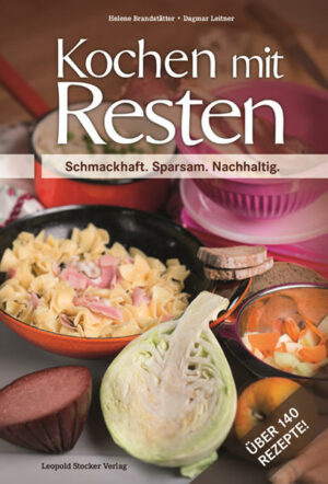 Zu gut für die Tonne! „Essen wirft man nicht weg.“ - Dem alten Grundsatz trägt dieses Kochbuch Rechnung und zeigt, wie man aus Speiseresten aller Art Köstlichkeiten schafft, die Magen und Gewissen gleichermaßen guttun. Zum Wegwerfen zu schade! - Das denken immer mehr Menschen und suchen nach Möglichkeiten, wie man Lebensmittelreste oder Übriggebliebenes vom Sonntagsmenü sinnvoll verwerten kann. Dass die „Restlküche“ weder langweilig schmecken noch fantasielos sein muss, zeigen die Rezepte im neuen Kochbuch „Kochen mit Resten“. Die erfolgreiche Autorin des Brotreste-Kochbuches serviert darin produktbezogene Köstlichkeiten, die sich aus dem zaubern lassen, was - ob aus ethischen Gründen oder aus Gründen der Sparsamkeit - zu wertvoll für die Tonne ist. So entstehen aus Gemüseresten feine Strudelfüllen