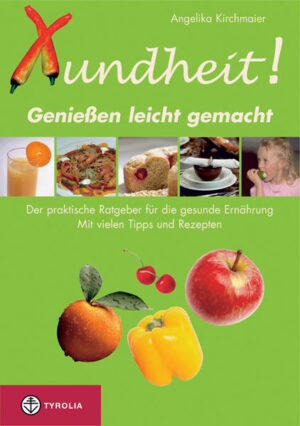 Essen ist Lebensqualität. Und: Essen ist die erste Medizin. Dass sich beides ergänzt wie die Preiselbeeren das Wiener Schnitzel, beweist Angelika Kirchmaier Woche für Woche auf Radio Tirol mit ihren Ernährungstipps. Nun liegen diese praxisorientierten Ratschläge endlich auch als Buch vor. Kompakt, seriös und kompetent. Es beantwortet klar und einfach die häufigsten Fragen zum Thema Ernährung, zeigt kleine Regeln mit großer Wirkung und macht mit einprägsamen Tipps und Tricks Appetit auf gesunden Genuss. - Alles Wissenswerte rund um die zeitgemäße, gesunde Ernährung - Koch- und Backrezepte, leicht und schnell zubereitet und unter anderem auch bei Diabetes, Gicht, Cholesterin- oder Gewichtsproblemen geeignet - alle Rezepte mit Nährwertangaben - kompetente Ratschläge aus der Ernährungsmedizin bei Gesundheitsproblemen und Allergien - federleichte Mut-mach-Tipps rund um das liebe Gewicht