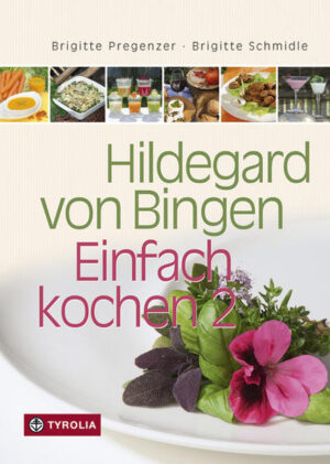 Endlich Nachschub für die Hildegardküche: 2002 ist "Hildegard von Bingen - Einfach kochen" erschienen. Ein "Goldenes Buch", 40.000 verkaufte Exemplare und rund 400 Radiosendungen "Leben mit Hildegard von Bingen" später bieten die Autorinnen 230 weitere Rezepte, die halten was ihre Vorgänger schon versprochen haben: einfach in der Zubereitung, mit wenig Zeitaufwand auf dem Tisch, mit klarer Rezeptabfolge, unter Verwendung regionaler und saisonaler Produkte, mit leicht zu beziehenden Zutaten, mit vielen nützlichen Tipps (u. a. zu geschickter Vorratshaltung) und mit appetitlichen Bildern. Das Buch erscheint wie Teil 1 (ISBN 978-3-7022-2465-3) in handlichem Format mit der praktischen Ringbindung, die jeder liebt, der in der Küche steht. Der Erfolg der Hildegardküche zeigt, dass wir uns gesundheitsbewusster ernähren wollen. Für die Äbtissin Hildegard von Bingen (1098-1179) waren Lebensmittel Heilmittel