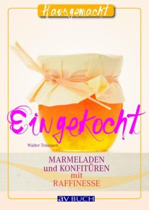 Das Einkochen von Früchten und damit auch die Herstellung von Marmeladen und Konfitüren gehört zu den ältesten Haltbarkeitsmethoden der Menschheit. Aus diversen Früchten und Zucker wurden schon vor mehr als 2000 Jahren im Vorderen Orient süße Köstlichkeiten erzeugt. Eine gut gefüllte Vorratskammer mit hausgemachten Marmeladen war bis vor einigen Jahrzehnten auch bei uns der Stolz jeder Hausfrau. Nach Jahren des Einheitsgeschmacks zum Diskonttarif erleben wir nun eine gewisse Renaissance von Hausgemachtem: Selbermachen mit Kreativität und Fantasie ist in. Walter Trausner, Gründer der „Genuss Werkstatt“ - einer kleinen Marmeladenmanufaktur in den Salzburger Alpen -, produziert leckere Marmeladen jenseits von Erdbeere und Marille. In diesem Buch erklärt er auf einfache Weise Traditionelles wie auch Rezepte mit Pfiff.