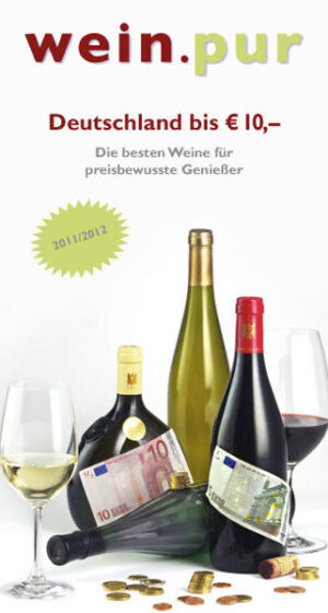 Der erste Weinguide Deutschlands über gute Weine bis € 10,– Neu von wein.pur! Sie suchen die besten Weine zu fairen Preisen? Dann ist der neue Weinguide „Deutschland bis € 10,–„ vom Team der Zeitschrift wein.pur der richtige Ratgeber für Sie! Die übersichtliche Gliederung führt Sie schnell zum passenden Wein für jeden Anlass und für jedes Budget - egal ob Riesling bis € 8,– oder charaktervoller Weißburgunder. Die Einteilung nach Preisen, Rebsorten und Weinbaugebieten erleichtert das rasche Auffinden der gewünschten Weine. Zusätzlich geben die Weinbewertungen Aufschluss über die Qualität. Die Kontaktdaten der einzelnen Weingüter sowie die wichtigsten Bezugsquellen in Österreich und Deutschland ergänzen diesen nützlichen Weinguide.