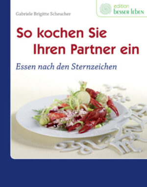 Liebe geht durch den Magen. Gabriele Brigitte Scheucher hat die zwölf Sternzeichen von einer völlig neuen Seite betrachtet und ihre kulinarischen Vorlieben erforscht. Auf charmante, witzige Art und Weise gibt sie Tipps für die richtige Auswahl an Speisen, Dekorationen und Farben, um für eine knisternde Stimmung beim Rendezvous zu sorgen. dazu gibt es noch Gesundheitstipps und Ernährungshinweise für jedes Sternzeichen. Diese Buch ist kein Ernährungsbuch, sondern eine kulinarische Reise in de Welt der Astrologie unter Beratung von Astrologin Adelinde Rumpler. So lernen die Vorlieben Ihre Angebeteten oder Ihrer Liebsten kennen und finden Vorschläge für erotisierende Menüs für die verschiedenen Sternzeichen.