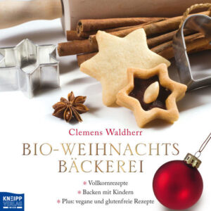 Dass Weihnachtskekse & Co. nicht nur köstlich, sondern auch gesund sein können, verrät Bio- und Vollkornbäcker Clemens Waldherr in seinem großen Backbuch. Er präsentiert verführerische Rezepte mit raffinierten Zutaten: Mit Vollkornmehl, biologischen Produkten, verschiedenen Getreiden wie Kamut und Dinkel oder aus glutenfreien Mehlen. Neben beliebten Klassikern finden sich auch zahlreiche Torten, Kuchen und Schnitten für die Weihnachtszeit. Ein Kapitel widmet sich internationalen Köstlichkeiten. Alle Rezepte sind gekennzeichnet: ob Vollkorn, vegan, glutenfrei oder besonders fürs Backen mit Kindern geeignet. Auf einen Blick: • Kekserl & Krapferl: Husarenkrapferl, Teegebäck, Zimtsterne u.v.m. • Busserl & Makronen: Feigenbusserl, Mandelhappen, Mokkamakronen etc. • Konfekt: Nuss-Marillen-Pralinen, Rumkugeln, Pistazien-Marzipanherzen u.s.w. • Weihnachtsklassiker & Lebkuchen: Bischofsbrot, Dresdner Stollen, Elisenlebkuchen u.v.m. • Torten, Kuchen & Schnitten: Weihnachtsmuffin, Zimttorte, Nussecke etc. • International: Aachener Printen, Basler Leckerli, Cantuccini, Shortbread u.s.w.