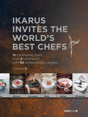 Elite chefs from around the world cross paths in Restaurant Ikarus at the Salzburg Airport. This year saw another twelve trailblazing guest chefs - whether from Lima, Oslo or Baiersbronn, their menus are snapshots of a world bubbling with creativity. The enticing flavors range from perfectly developed compositions from the master chefs to exciting creations from the younger, wilder three-star chefs. In Restaurant Ikarus, the team under executive chef Martin Klein and Patron Eckart Witzigmann strives for perfection - they ensure that each plate leaves the kitchen in exactly the same way it would in the guest chefs’ own restaurants. And with the same exactitude, this book lists a selection of the chefs‘ 60 best dishes. Many of the tricks and basic recipes will also enrich the repertoire of professional chefs and hobby cooks working without a whole team of professionals in the kitchen. Restaurant Ikarus offers a unique glimpse into the work of 12 “champion chefs” in the kitchen.