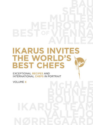 Each month, the best chefs in the world take it in turns to conjure up a new menu for the guests visiting Restaurant Ikarus at Salzburg airport This year, the guest chefs came from all corners of the world. The German three-star chefs, Christian Bau and Thomas Bühner, both had the same mentor, and yet the difference between their work could not be greater. Christophe Muller, Paul Bocuse’s ambassador, presents French haute cuisine in its purest form, and Daniel Boulud is showcasing its cosmopolitan version in New York. In Copenhagen, Søren Selin is considered to be a French-inspired chef, while his colleague, Nicolai Nørregaard, only prepares ingredients that grow on his native island of Bornholm. In addition, we hosted superstars from Mexico City, London, Lisbon and New Delhi in the Ikarus kitchen. It is here that Executive Chef Martin Klein works with his well-trained team to cook the guest chefs’ menus to perfection using only the finest of ingredients. He shares his experience visiting the chefs’ home countries and workplaces, and explains how the extraordinary dishes are prepared, step by step, for professionals and dedicated amateurs.