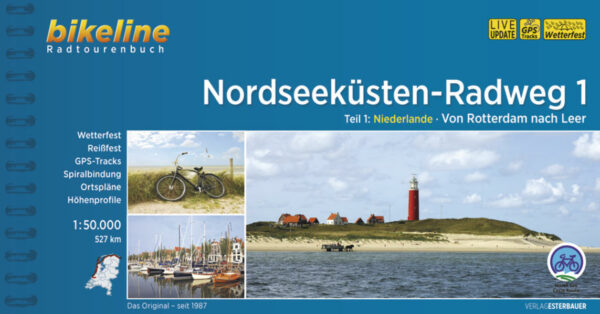 Rad fahren an den Küsten Hollands und Frieslands  das verspricht einen genussvollen Urlaub im Mutterland der Fahrradferien! Zwei unterschiedliche Teilstücke bilden den niederländischen Teil des Internationalen Nordseeküsten-Radwegs: Von Rotterdam bis fast hinauf an die Nordspitze Hollands ziehen sich die großen Dünenparks