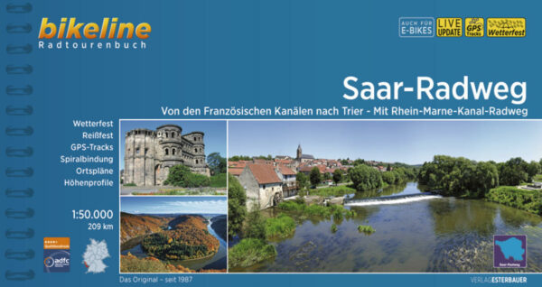 Auf der Hochebene Lothringens beginnt die familienfreundliche und steigungsarme Radtour entlang der Saar. Der rund 210 Kilometer lange grenzüberschreitende Radweg bringt Sie von Sarrebourg durch eine sanft hügelige Wald- und Wiesenlandschaft mit Dörfern und Städten französischen Flairs in die urban geprägte Umgebung Saarbrückens. Eines der spektakulärsten Ziele dieser Radreise ist das waldreiche und enge Tal rund um die Saarschleife bei Mettlach  meistfotografiertes Fotomotiv im Saarland. Anschließend weitet sich die Landschaft