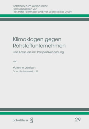 Honighäuschen (Bonn) - Eine Klimaklage aus den Niederlanden gegen ein Rohstoffunternehmen konnte im späten Frühjahr 2021 einen beachtlichen Etappensieg verzeichnen: Die Rechtbank Den Haag hat Royal Dutch Shell PLC am 26. Mai 2021 erstinstanzlich verurteilt, im Rahmen der Unternehmenspolitik der Shell-Gruppe die CO2-Emissionen bis Ende 2030 im Vergleich zum Jahr 2019 um netto 45% zu reduzieren. Dieses Werk geht der Frage nach, ob das Gerichtsurteil auch ein Etappensieg für den Klimaschutz ist. Im Rahmen einer Fallstudie wird den rechtswissenschaftlichen Grundlagen des Urteils nachgespürt, in der daran anknüpfenden Perspektivenbildung wird die Frage gestützt auf einen interdisziplinären Methodenkanon kritisch beurteilt. Mit Blick auf künftige Forschungsarbeiten wird abschliessend die gesellschafts- und kapitalmarktrechtliche Antwort auf den Klimawandel skizziert.