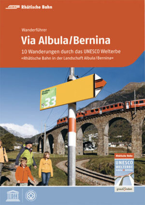 Der parallel zum UNESCO Welterbe «Rhätische Bahn» verlaufende Weitwanderweg «Via Albula/Bernina» gibt immer wieder bezaubernde Blicke auf das über 100 Jahre alte Gesamtkunstwerk in herrlicher alpiner Landschaft frei.Unter dem Motto «nur wo du zu Fuss warst