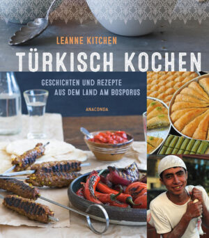 Kommen Sie mit auf eine kulinarische Reise durch alle Regionen der Türkei und genießen Sie die vielfältigen Spezialitäten und Speisen des Landes bei sich zu Hause: Mezze, Suppen, Brot, Gebäck, Gemüse, Salate, Reis, Bulgur, Fisch, Meeresfrüchte, Fleisch und Desserts. Die Food- und Reisejournalistin Leanne Kitchen hat das Land durchstreift und die besten Rezepte der Türkei hier versammelt - mit über 100 Gerichten lernen Sie von der feinen Küche am osmanischen Hof bis zur herzhaft-einfachen Landküche den ganzen Reichtum türkischer Kulinarik kennen. Neben der großen Auswahl an Rezepten zeigt Kitchen einzigartige Bilder und erzählt von Begegnungen, die uns das Land am Bosporus mit allen Sinnen erleben lassen.