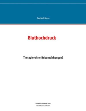 Honighäuschen (Bonn) - Die Broschüre "Bluthochdruck - Therapie ohne Nebenwirkungen" enthält einen Vortrag, der die praktischen Erfahrungen des Autors widerspiegelt, die er im Sinne "Hilfe zur Selbsthilfe" gerne weitergibt. Bluthochdruck ist in den meisten Fällen ein "soda-Bluthochdruck", der ist einfach "so da" ist, für den die Schulmedizin keine Erklärung hat. Sie nennt ihn "essentiell" und behandelt ihn mit chemischen Medikamenten, deren Verordnungszahlen in den letzten Jahren um 200 % zugenommen haben. Jeder zweite über 55 Jahre nimmt u.a.Betablocker, ACE- Hemmer und wenn das nicht reicht, auch noch Entwässerungsmittel, Anticholesterinsenker und damit der Magen nicht rebelliert, vorsorglich Magensäurenblocker, ein ungeahntes Geschäft. Es geht auch anders! Informieren, verstehen, selbst handeln, der Eigenregulation des lebenden System Mensch eine Chance geben, statt ein Leben lang Chemie schlucken, die auf Dauer ins chronische Siechtum führt.