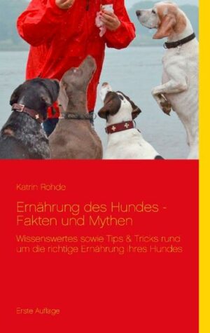 Honighäuschen (Bonn) - Der Hund ist und bleibt ein Fleischfresser und stammt vom Wolf ab. Auch wenn er sich äusserlich zum Teil sehr verändert hat gegenüber seinen Vorfahren, so sind die wesentlichen physiologischen Eigenschaften gleich geblieben. Da unser vierbeiniges Familienmitglied von uns abhängig ist, liegt seine Gesundheit allein in unserer Verantwortung. Eine artgerechte und natürgemässe Ernährung sollte für uns als Hundebesitzer immer im Vordergrund stehen. Kann Hundefutter krank machen? Die einfache Antwort ist JA. Katrin Rohde hat die Erfahrung an den eigenen Hunden gemacht und bildet sich seitdem kontinuierlich weiter. Mit diesem Buch möchte Sie Hundehaltern die Grundlagen der Ernährung, die grössten Irrtümer und die Gefahren näherbringen. Warum darf ein Hund keine Schokolade essen? Was ist eigentlich in Hundeleckerlis? Warum ist Futter nicht gleich Futter? Jeder Hund hat ein Recht auf ein gesundes Leben.