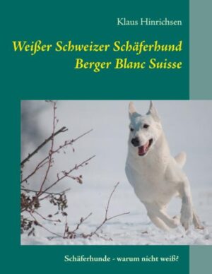 Honighäuschen (Bonn) - Die Weißen Schweizer Schäferhunde mit ihrem verführerischen Charakter, freundlichen Aussehen und grenzenloser Kinderliebe sind mit ihrer positiven Ausstrahlung eine wunderbare, intelligente Hunderasse, die stets nach engem Familienanschluss und sinnvoller, auch geistig auslastender, Beschäftigung sucht. Jahrelange Bemühungen wurden 2003 endlich belohnt: Die "Weißen" wurden von der FCI als eigenständige Rasse (Berger Blanc Suisse oder auch Weißer Schweizer Schäferhund) anerkannt und ziehen vielleicht auch deshalb immer mehr Hundefreunde in ihren Bann. Dieses Buch ist der Versuch, dem interessierten Leser diese bezaubernde Hunderasse etwas näher zu bringen, verbunden mit der Hoffnung, dass sich möglichst viele Hundefreunde den faszinierenden Weißen Schweizer Schäferhunden zuwenden mögen. --- Klaus Hinrichsen, u.a. Autor mehrerer Sachbücher, hat innerhalb des VDH mehrere Würfe Weißer Schweizer Schäferhunde in seiner anerkannten Zuchtstätte "of White Bandits" erfolgreich aufgezogen und lebt mit seiner Frau und der Weißen Schweizer Schäferhündin Djess in einem kleinen Ort in Süddeutschland.