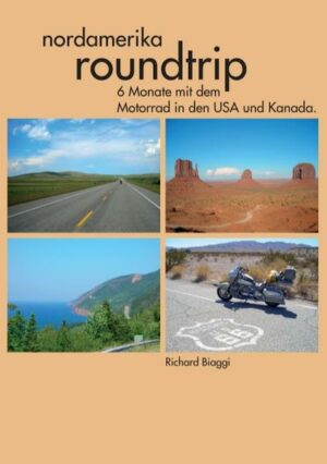 6 Monate mit dem Motorrad auf einer Rundreise in den U.S.A und Kanada. Dieses Buch ist ein eindrücklicher Reisebericht mit vielen Schnappschüssen einer bezaubernden und vielfältigen Landschaft. Es ist auch eine Beschreibung der Begebenheiten verchiedenster Art