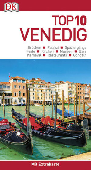Mit dem Top 10 Reiseführer Venedig die Lagunenstadt in Italiens Nordosten entdecken Grandiose Eindrücke gibt es unzählige in Venedig: vorübergleitende Gondeln