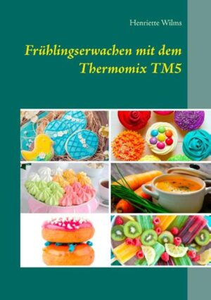 Die Welt erwacht im neuen Glanz, es ist wieder Frühling. Wer bekommt da nicht Lust auf frische Küche und ansprechende Rezepte? Zusammen mit dem neuen Thermomix TM5 ist alles schnell und gelingsicher zubereitet. Alle Rezepte sind aber auch für die übrigen Thermomix Geräte anwendbar. Lassen Sie sich von den Frühlingsgefühlen verführen. Ich wünsche Ihnen viel Spaß mit meinem Buch.