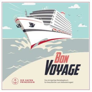 Das moderne Kreuzfahrttagebuch mit dem Namen "bon voyage" ist ein formschönes und stylisches Schreibbuch für den Traumurlaub. Es bietet sich als Geschenk an