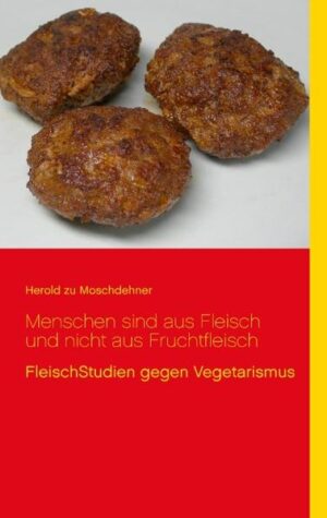 Macht es wirklich Sinn auf Fleisch zu verzichten? Wieso berichtet die Bibel nicht von Vegetariern? Ist es gesund? Hilft es den Tieren wirklich? Moschdehner hat sich aufgemacht und stellt in diesem Buch ein Leben ohne Fleisch und ein Leben mit Fleisch gegeneinander. Sie können nicht auf Würstchen, Schinken, Eier, Hühnchen, Leberwurst, Teewurst und Eingeweidekompott verzichten? Vieleicht müssen Sie es ja gar nicht.