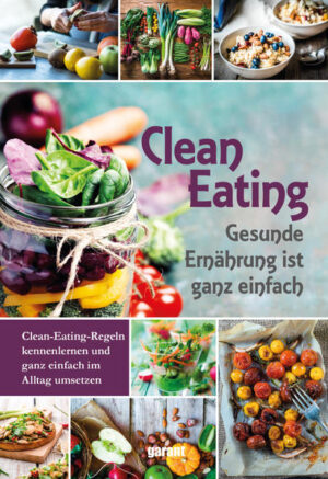 Eine ausgewogene Ernährung ist wichtig für Gesundheit und Wohlbefinden. Aber wie geht man vor? Worauf sollte man achten? Und wie integriert man gesunde Ernährung in den Alltag? Auf all diese Fragen hat Clean Eating eine Antwort! Denn Clean Eating ist leicht umzusetzen, schonend für den Geldbeutel und vor allem lecker und gesund. Clean Eating bedeutet: frische Lebensmittel, schonende Zubereitung und vor allem keine Zusatzstoffe und Konservierungsmittel. Erfahren Sie, was die Grundpfeiler dieses spannenden Ernährungstrends sind, und entdecken Sie im Rezeptteil viele köstliche Rezepte von Frühstücksideen über Hauptgerichte bis hin zu Desserts und Gebäck. Gesunde Ernährung war noch nie so einfach und lecker!