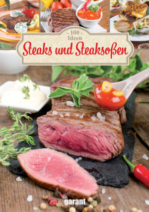 Zur Königsklasse der Fleischgerichte gehören definitiv die Steaks. Es gibt doch nichts Besseres als seinen Lieben ein edles, sorgfältig zubereitetes Steak zu kredenzen. Eine Auswahl unserer besten Rezepte laden Sie zum Schlemmen ein. Alle Rezepte sind übersichtlich zusammengestellt, durchgehend mit den schönsten Abbildungen versehen und Schritt für Schritt erklärt. Praktische Regeln für die Zubereitung und bewährte Tipps garantieren den Erfolg. Gutes Gelingen und viel Spaß beim Kochen und Genießen.