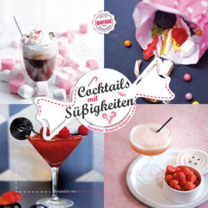 Diese 30 Cocktail-Rezepte mit Süßigkeiten sind genau das Richtige für echte Naschkatzen! Saure Drops, Fruchtbonbons und Zuckerstangen werden mit leckeren Cocktails kombiniert und führen Cocktail-Liebhaber in eine Welt süßer Überraschungen. Besorgen Sie Ihre Lieblings-Süßigkeiten und dann geht es auf zu den Cocktailshakern!