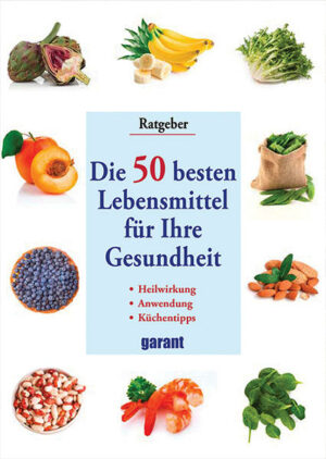 Gesundheitsvorsorge ist in aller Munde. Schon mit einer vernünftigeren Ernährung können Sie viel tun, um gesund zu bleiben und sich rundum wohl zu fühlen. Dieses wunderschön illustrierte Buch zeigt Ihnen 50-Top Lebensmittel zum Schutz vor Krankheiten und für mehr Vitalität. Es belegt kompetent und anschaulich, welche Beschwerden Sie mit einem Lebensmittel heilen oder lindern können. Leckere Rezepte und Haushalts-Tipps runden das prächtige Buch ab.  Die therapeutisch besten Lebensmittel  Heilkraft, Anwendung, Küchentipps  Leckere Rezepte  Mit Ernährungsplänen und Nährwertangabe "Die 50 besten Lebensmittel für Ihre Gesundheit" ist erhältlich im Online-Buchshop Honighäuschen.