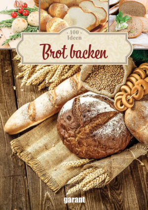 Herzhaftes Bauernbrot, deftiges Landbrot, knuspriges Ciabatta oder dunkles Roggenbrot, Kornspitz, Milchbrötchen, Mohnhörnchen oder Sesambrezeln, schon bei dem Gedanken wird es jedem warm ums Herz. Wir haben für Sie 100 herrliche Rezepte gesammelt und ausprobiert. Alle Rezepte sind übersichtlich zusammengestellt, durchgehend mit farbigen Abbildungen versehen und Schritt für Schritt erklärt. Ein ausführlicher Ratgeberteil, der viele Tipps und Tricks verrät, garantiert den Erfolg. Gutes Gelingen und viel Spaß beim Kochen und Genießen.