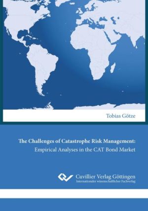Honighäuschen (Bonn) - Due to the increasing relevance of natural catastrophes as a significant global source of risk and the capacity constraints in primary insurance and reinsurance markets, CAT bonds have become an important instrument to manage catastrophe risks by transferring them to the capital market. In three empirical studies, this dissertation examines the challenges related to catastrophe risk management with CAT bonds. First, the factors that influence the substitution of traditional reinsurance by CAT bonds are identified. These factors consist of the insured risk layer and the extends of reinsurer default risk, basis risk, and asymmetric information. Second, the accessibility of the CAT bond market for (re)insurance companies is analyzed and the results exhibit the existence of barriers to market entry in the form of higher premiums being paid by less reputable and financially weaker CAT bond sponsors. The third empirical study shows that CAT bond sponsors are susceptible to moral hazard, but also that moral hazard can be successfully prevented by sufficient loss retention or by the use of non-indemnity CAT bonds. Altogether, this dissertation contributes to improving the understanding of the CAT bond market and the challenges of catastrophe risk management using CAT bonds.